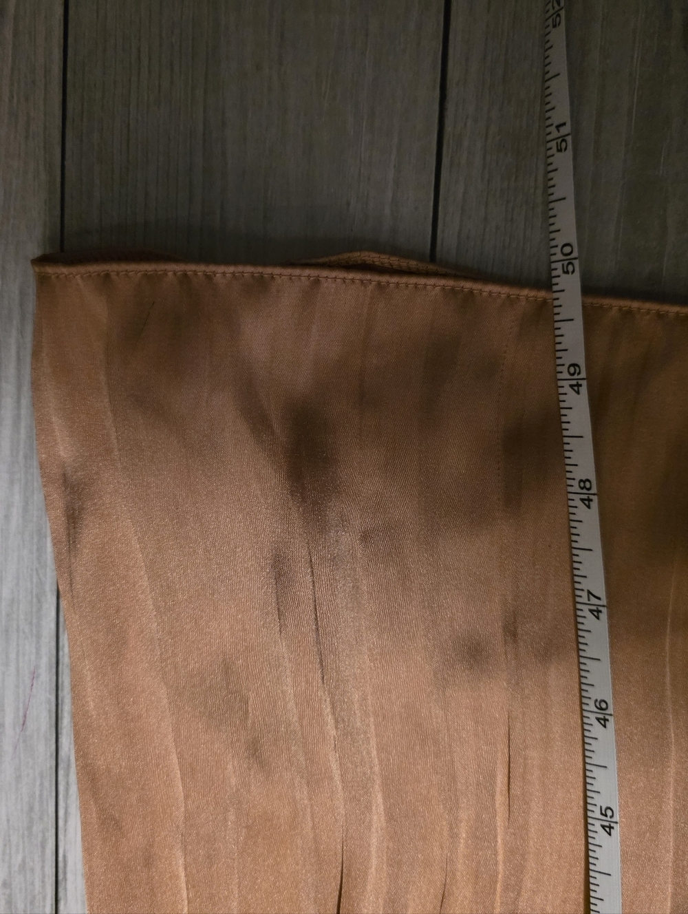HATCH Maternity Dress Long Satin Pleated Rose Gold Size 1/S - Picture 12 of 12